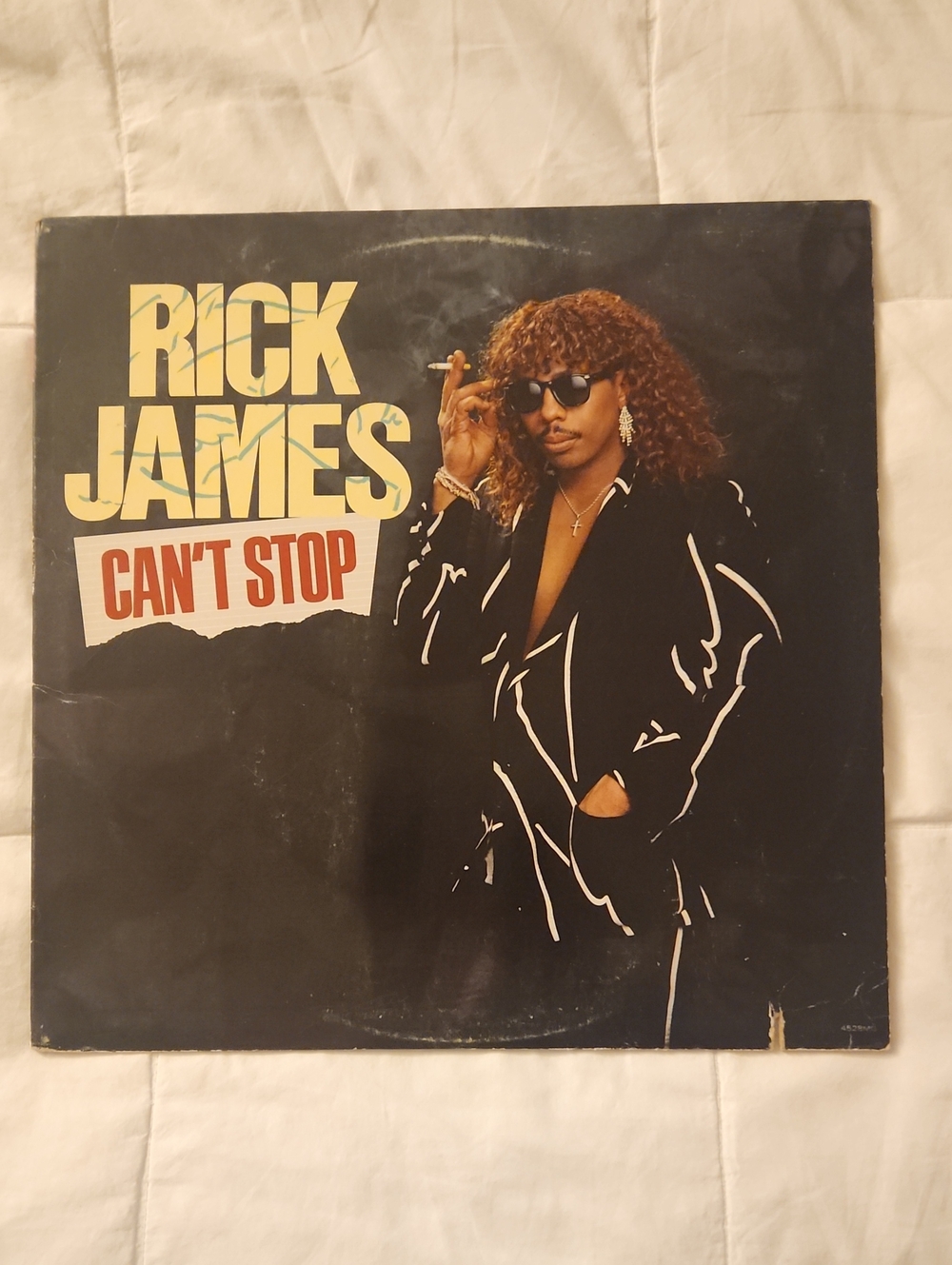 Rick James: Can't Stop 12" Vinyl Single -- DJ COPY HIDDEN GEM! LOOKS NEW!